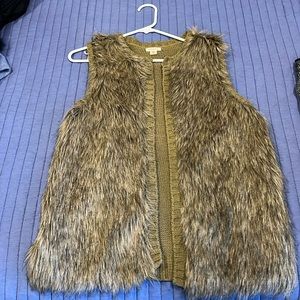 Furry Vest. Excellent condition
